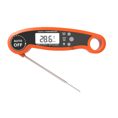 Waterproof Instant Read Meat Cooking Thermometer Large LCD Screen For Grilling