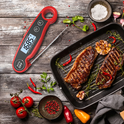 Good price Digital Instant Read Meat Thermometer Waterproof Ultra Fast With Backlight Calibration online