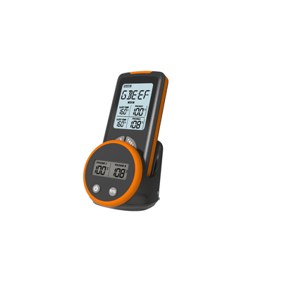 Good price Cooking Alarm Thermometer And Timer Wireless Dual Probe Meat Thermometer Grill online