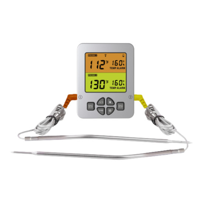 quality Wireless Dual Probe Meat Thermometer Steak Smoker BBQ Cooking factory