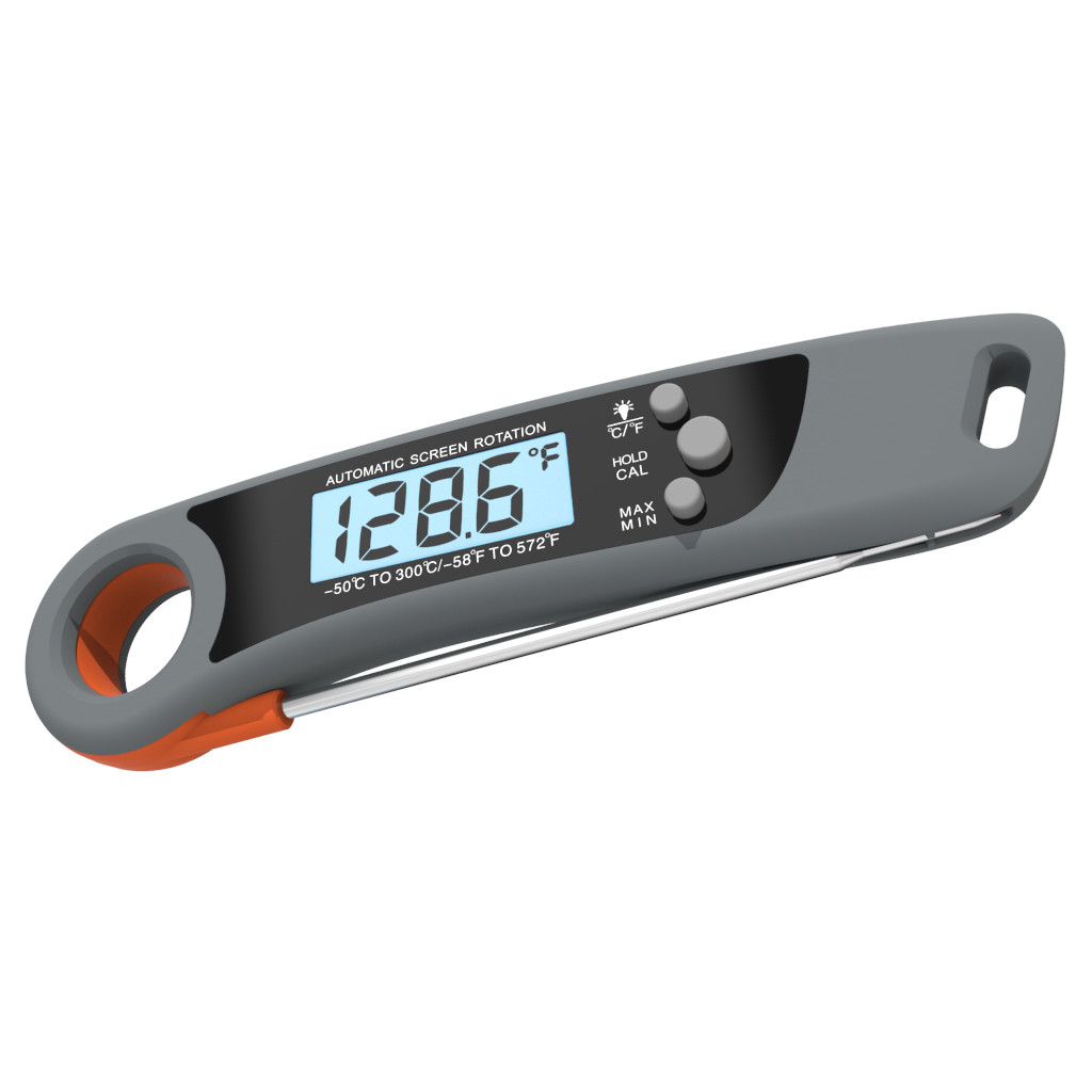 Waterproof Digital Food Thermometer For Frying Grilling Chicken Fast
