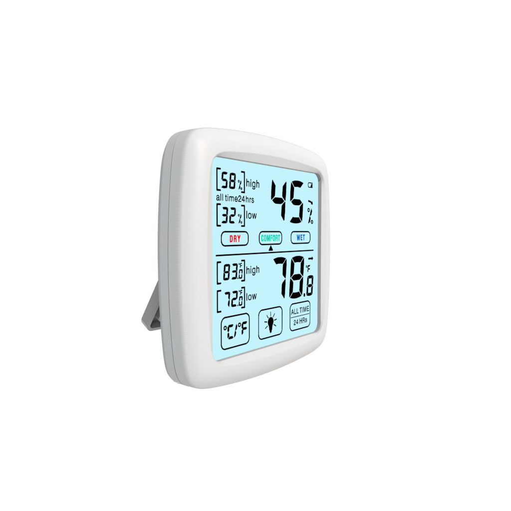 Digital Wireless Hygrometer Indoor Outdoor Thermometer Manual Battery