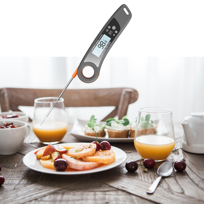 Magnetic Digital Kitchen Cooking Thermometer IP67 Waterproof With Rotating Screen