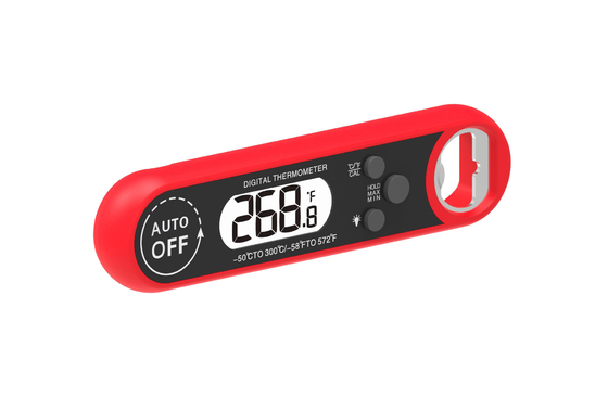 Wide Measuring Temperature Digital Food Thermometer Waterproof With Bottle Opener