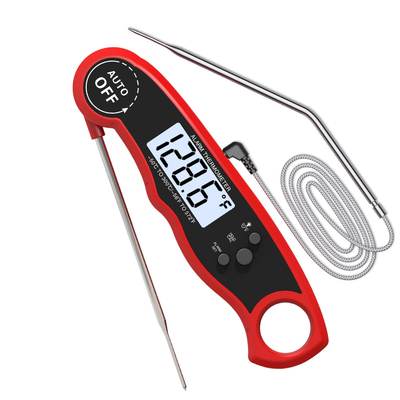 Electronic Digital Dual Probe Meat Thermometer For Grilling Prime Rib Food