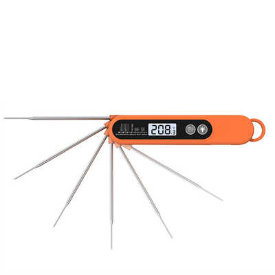 Oven Turkey Cooking Meat Thermometer Probe Foldable Instant
