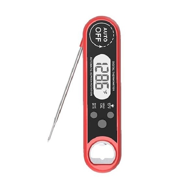 Instant Digital Cooking Thermometer With Alarm Battery Probe Steak Milk
